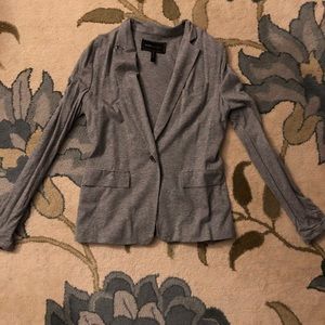BCBG Gray Cotton Blazer